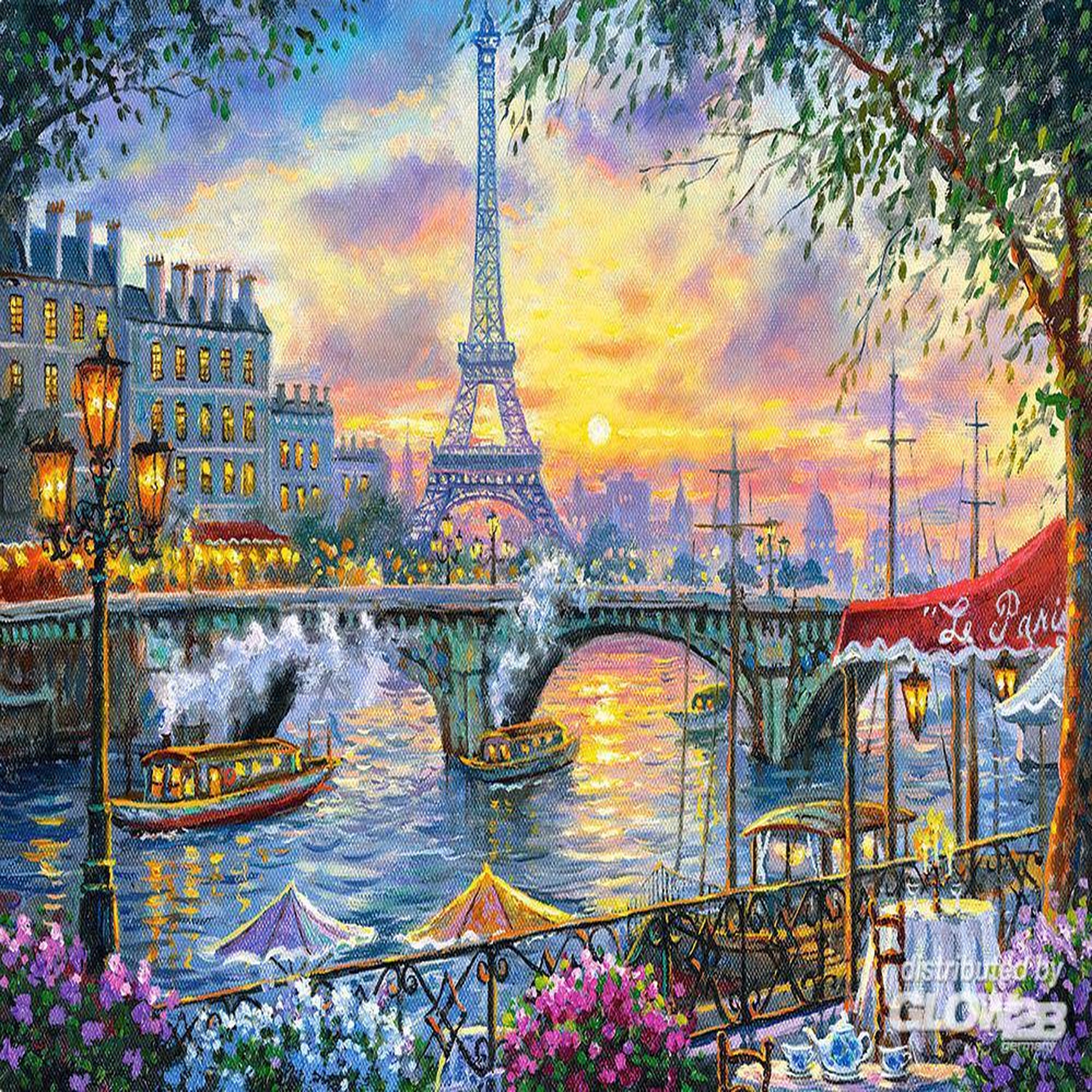 Voir la diapositive 4 : Castorland Puzzle 500 pièces : Paris à l'heure du thé