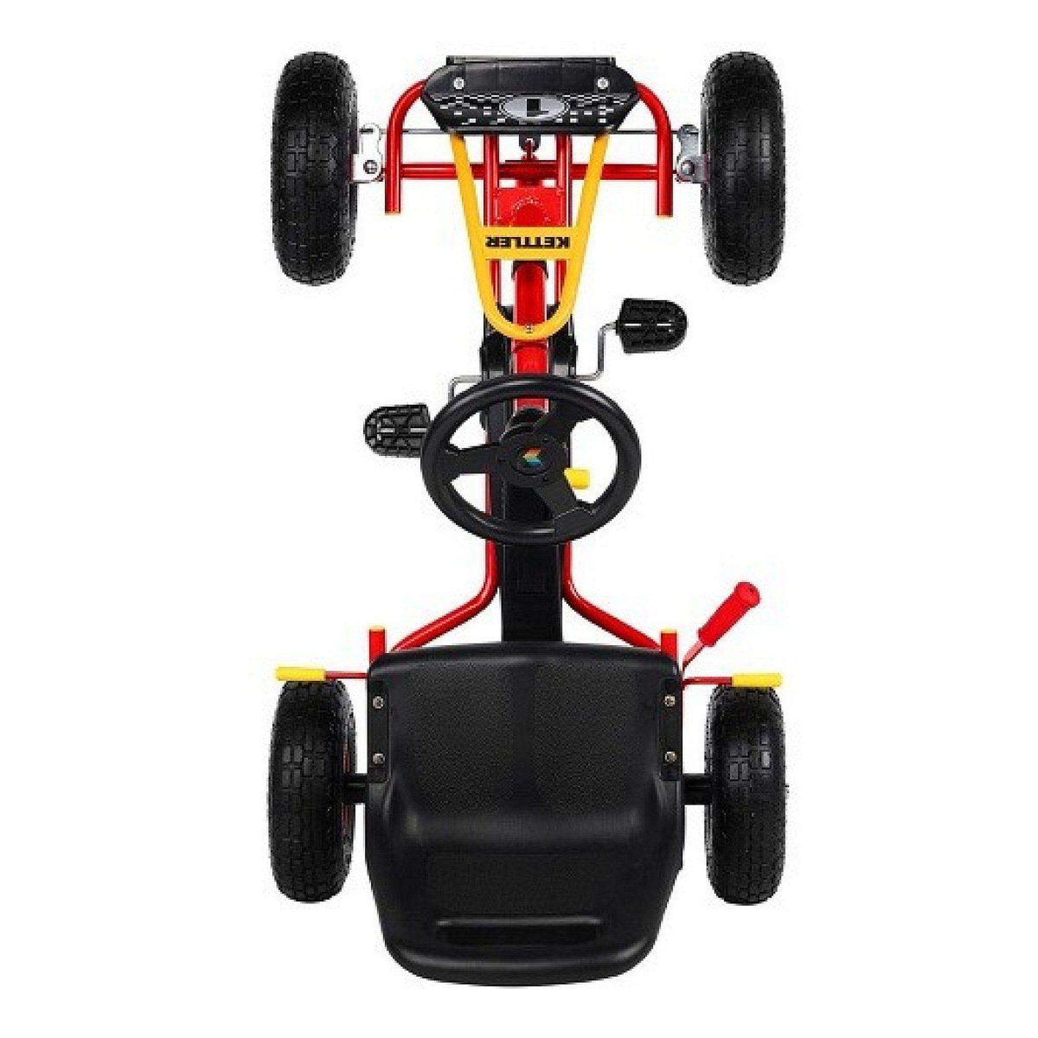 Voir la diapositive 4 : Kettler Kart à pédales retro rouge