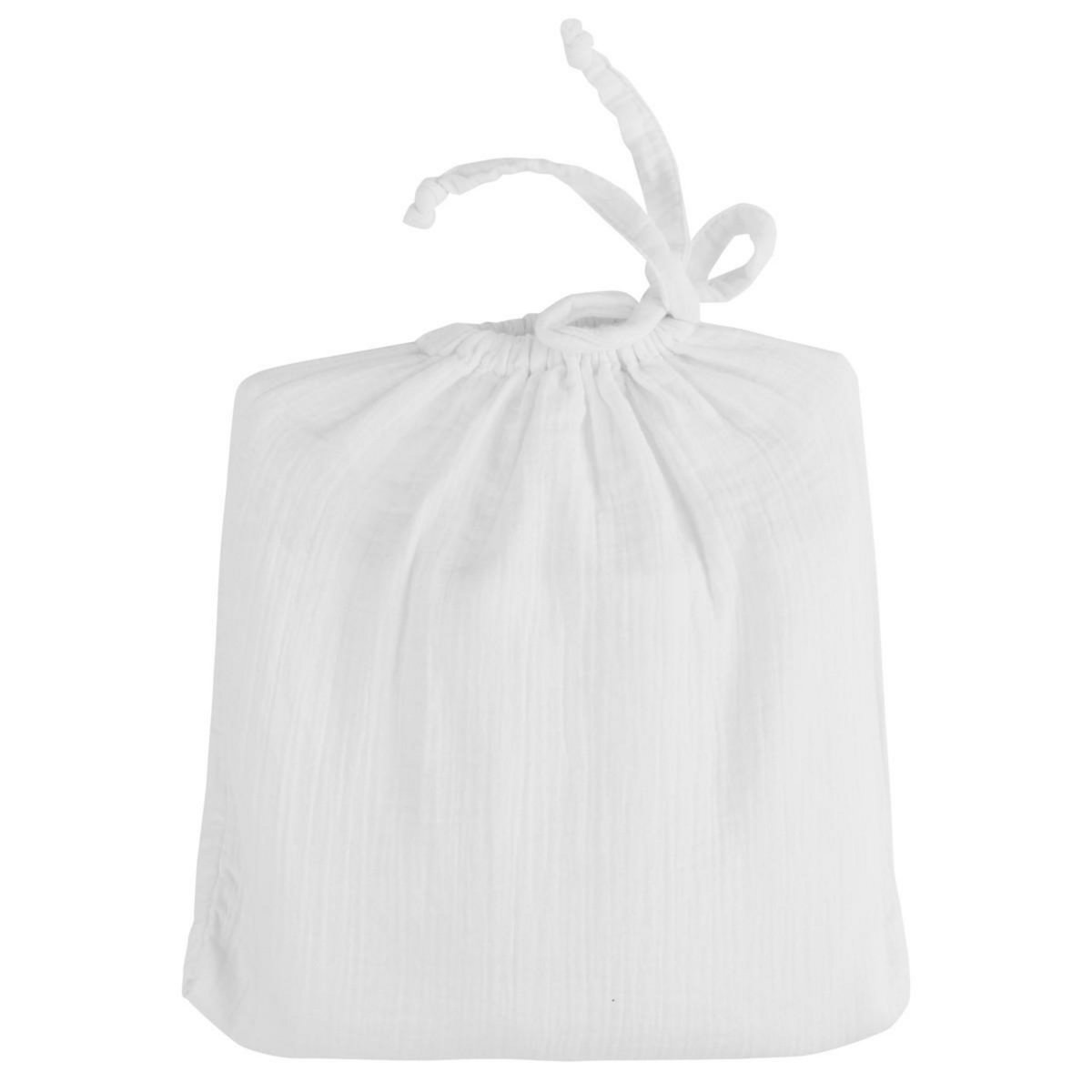 Sensei Maison Drap housse en gaze de coton bonnet 30 cm LOFT