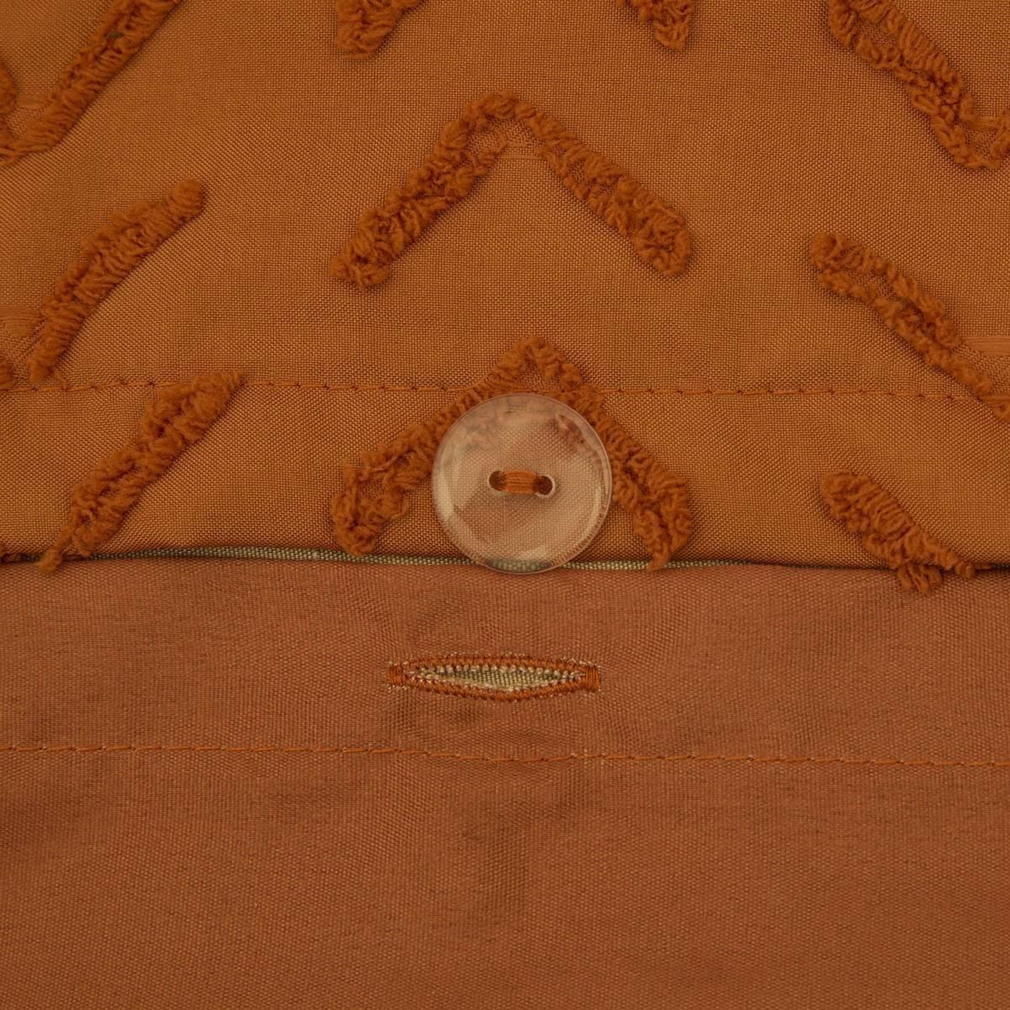 Voir la diapositive 4 : ATMOSPHERA Parure de lit 3 pièces  toni  240x220cm terracotta