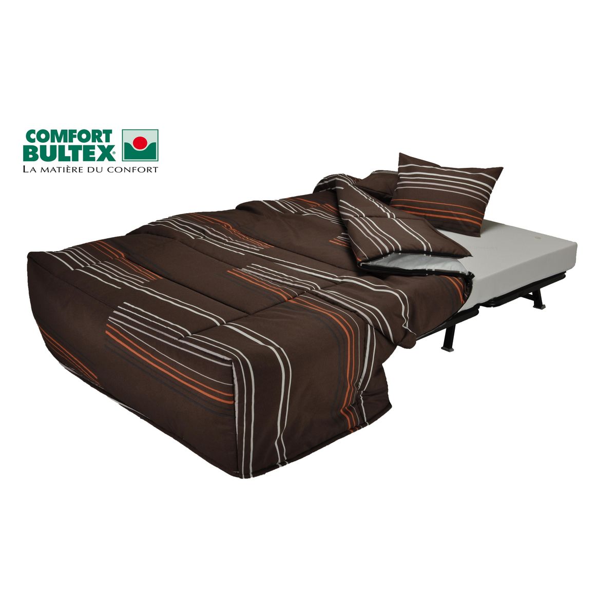BULTEX Banquette BZ LUDO matelas 12 cm mousse Bultex 38 kg/m3