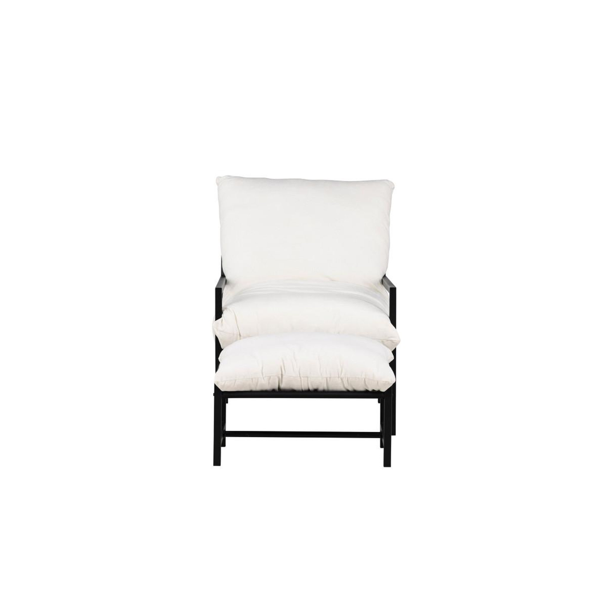Voir la diapositive 3 : Paris Prix Fauteuil de Jardin & Repose-Pieds  Corso  86cm Noir