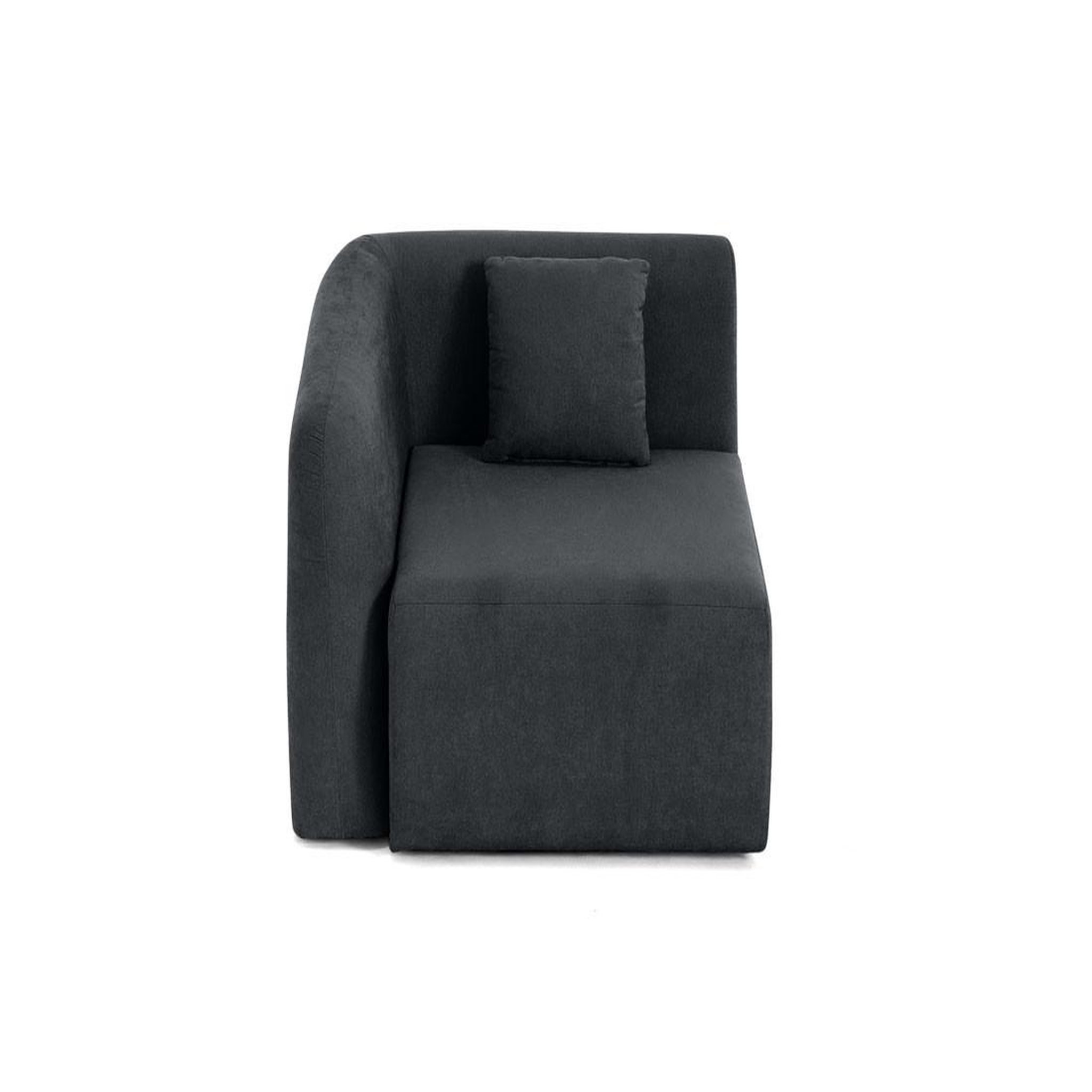 Voir la diapositive 6 : LISA DESIGN Ikare - module d'assise d'angle gauche - en tissu