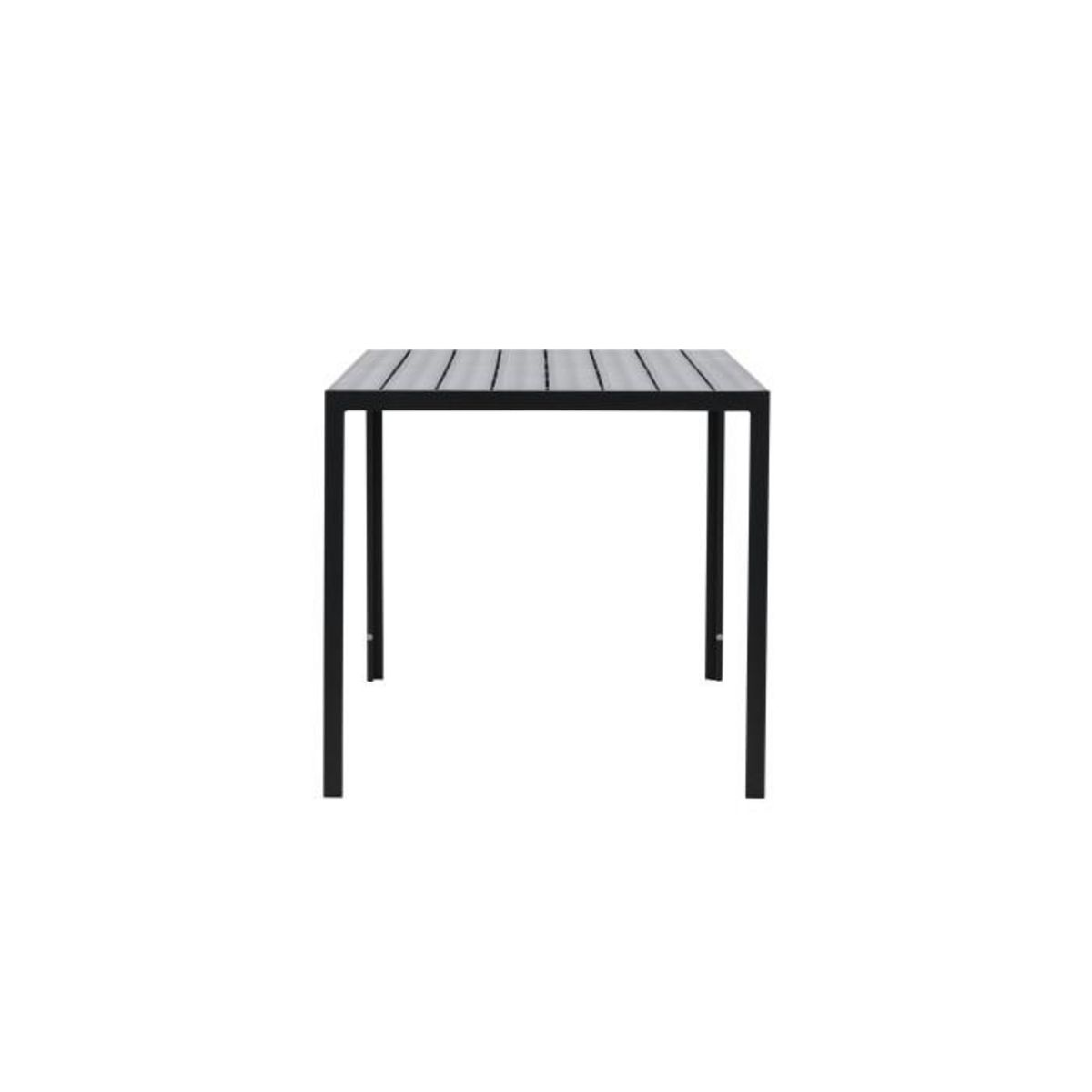 Paris Prix Table de Jardin  Mirko  140cm Noir