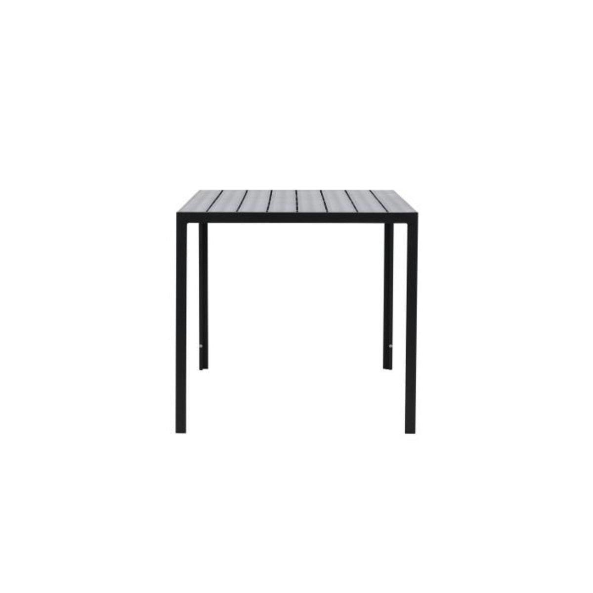 Paris Prix Table de Jardin  Mirko  140cm Noir
