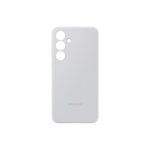 Samsung Coque en silicone pour Samsung Galaxy S24 FE Gris