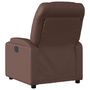 Voir la diapositive 5 : VIDAXL Fauteuil inclinable Marron Similicuir