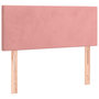 Voir la diapositive 2 : VIDAXL Tete de lit Rose 80x5x78/88 cm Velours