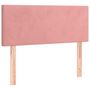 Voir la diapositive 2 : VIDAXL Tete de lit Rose 80x5x78/88 cm Velours