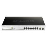 D-Link Switch réseau D-Link DGS 1210-10MP - 8 ports Gigabit PoE+ + 2 ports Gigabit SFP