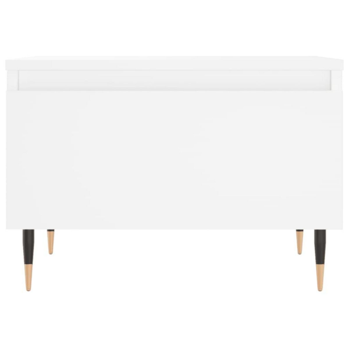 VIDAXL Table basse blanc 50x46x35 cm bois d'ingenierie