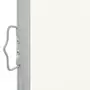 VIDAXL Auvent lateral retractable de patio 160 x 300 cm Blanc casse