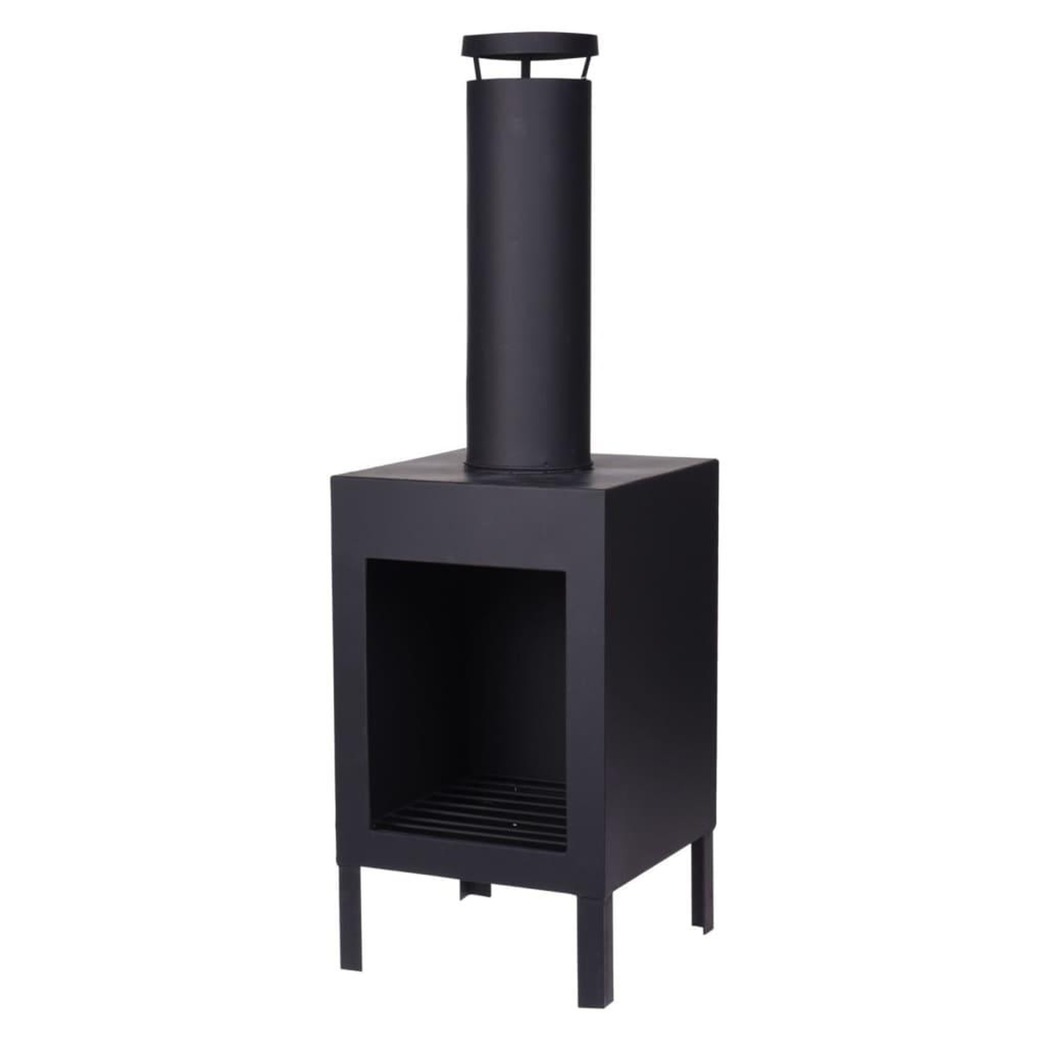 Voir la diapositive 1 : ProGarden ProGarden Foyer avec cheminee 100 cm Noir