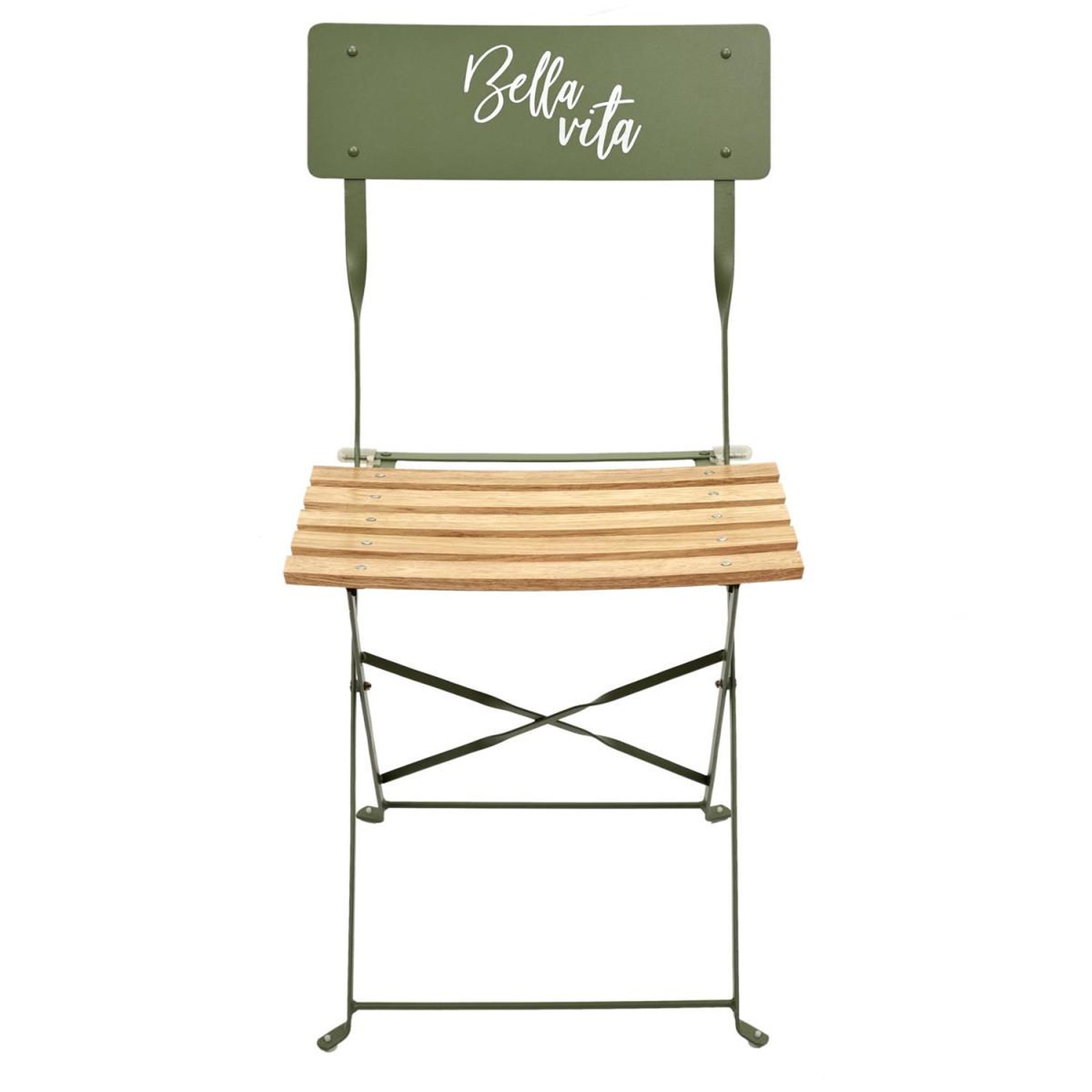 Voir la diapositive 3 : The Home Deco Factory Lot de 2 Chaises Pliantes  Bella Vita  81cm Kaki
