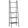 Voir la diapositive 2 : VIDAXL Etagere sur pied 5 niveaux Noir 56x35x174 cm