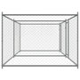Voir la diapositive 5 : VIDAXL Cage pour chien avec portes gris 4x2x1,5 m acier galvanise
