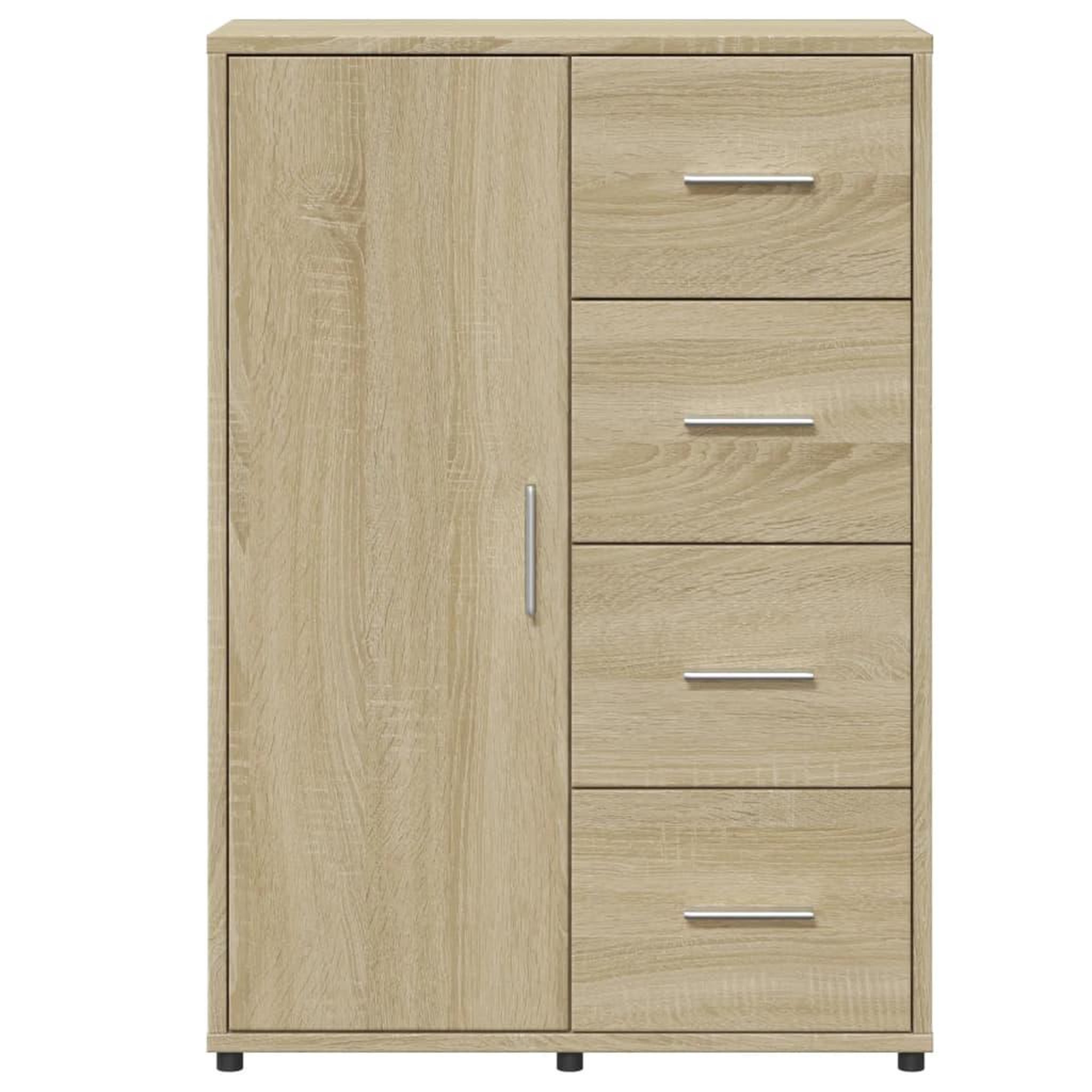 Voir la diapositive 5 : VIDAXL Buffet chene sonoma 60x31x84 cm bois d'ingenierie