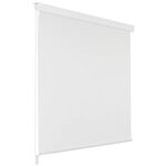 VIDAXL Store roulant de douche 100x240 cm Blanc