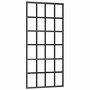 Voir la diapositive 5 : VIDAXL Porte coulissante kit de quincaillerie noir 90x205 cm verre ESG