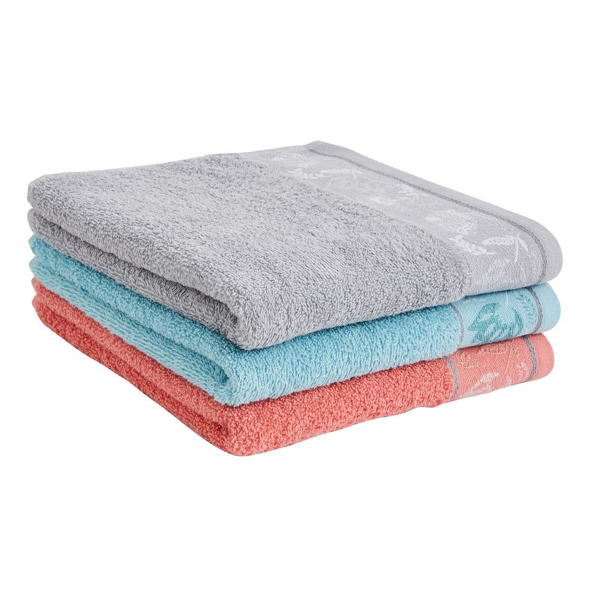 ACTUEL Serviette de toilette fantaisie en coton 450 g/m² SUMMER