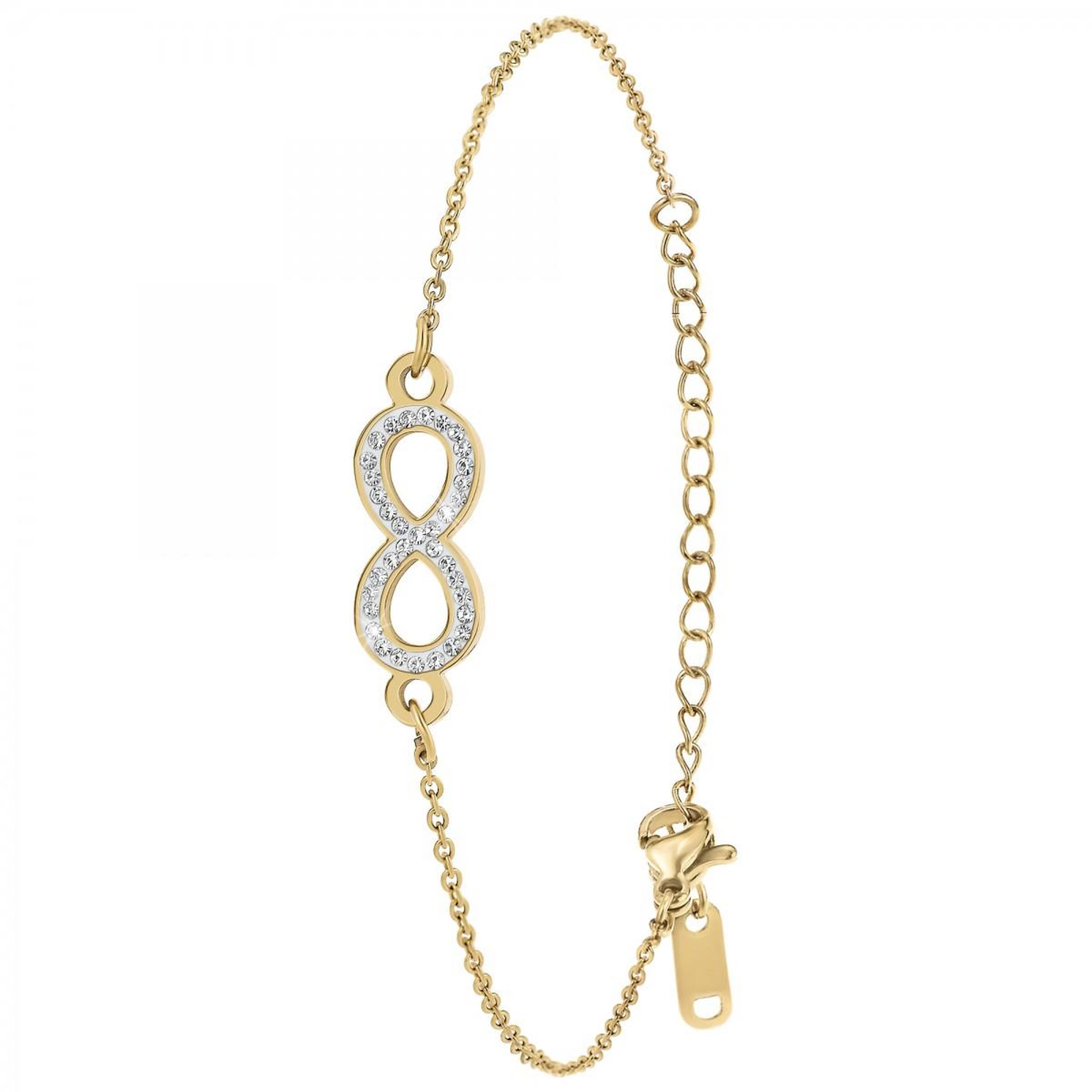 Voir la diapositive 1 : SC BOHEME Bracelet infini orné de Cristaux scintillants par SC Bohème