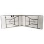 Voir la diapositive 3 : WERKAPRO Table pliante rectangulaire 239 x 74 x 74cm WERKA PRO
