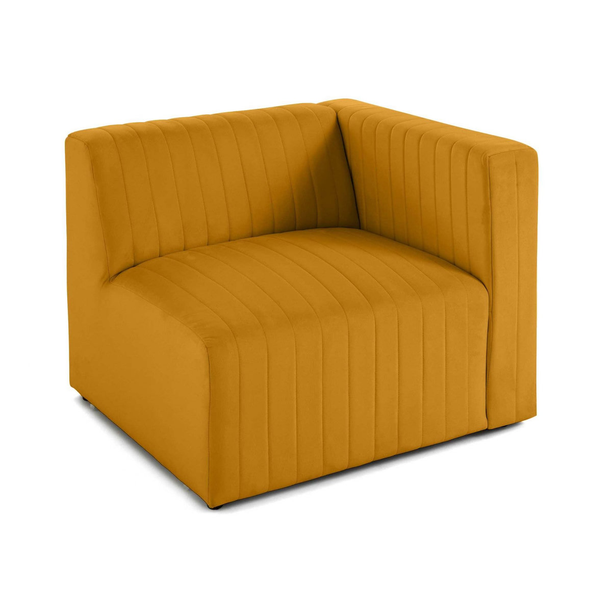 LISA DESIGN Nova - module d'assise droit - en velours