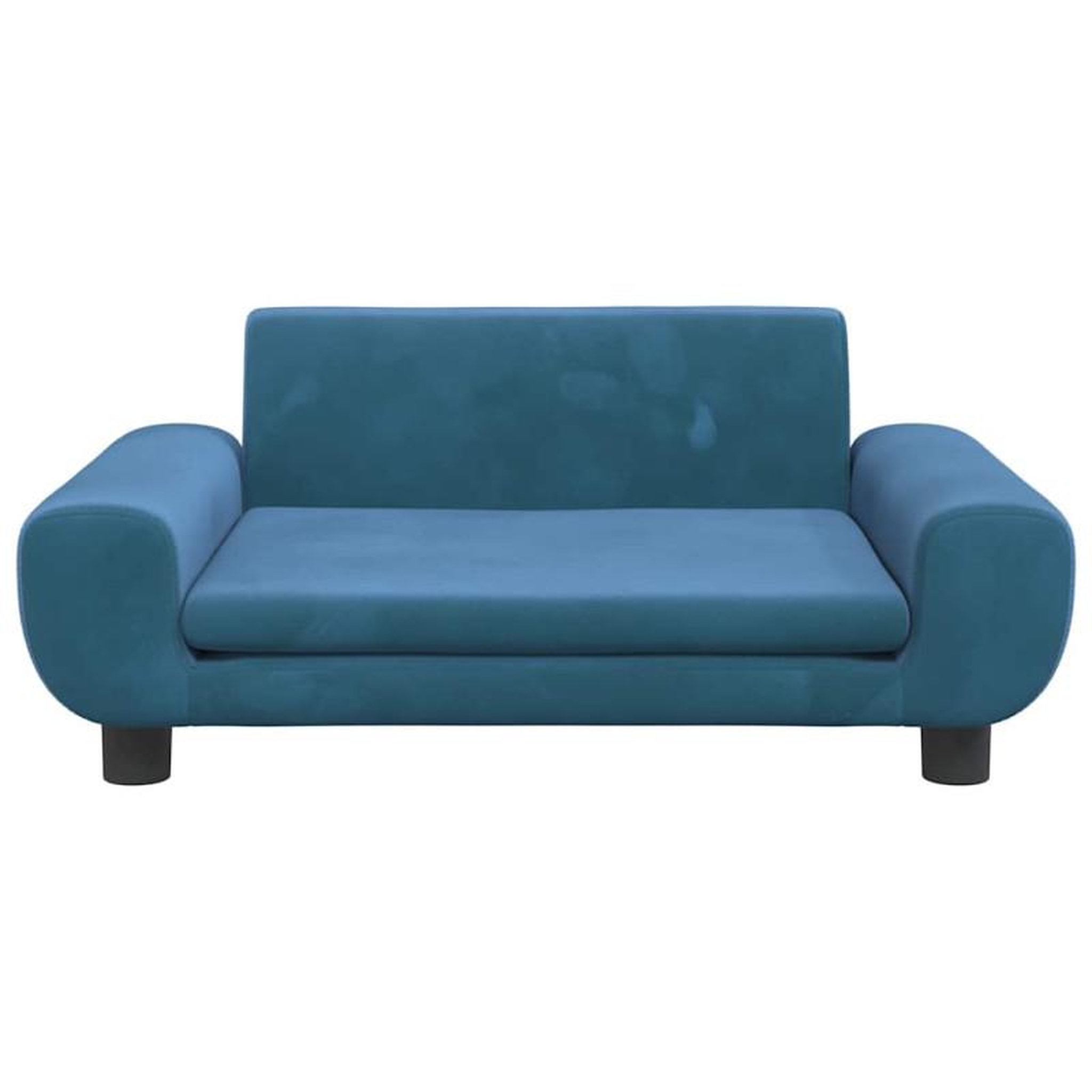 Voir la diapositive 3 : VIDAXL Lit pour chien bleu 70x45x33 cm velours