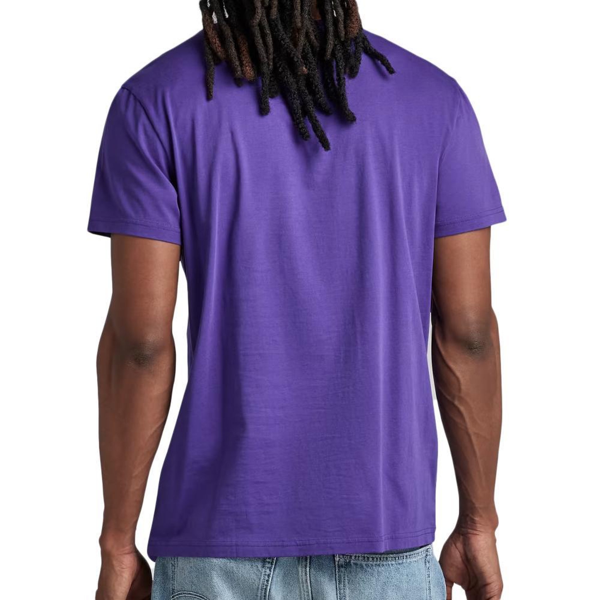 Voir la diapositive 2 : G-Star Raw T-shirt Violet Homme G-Star Raw D22776