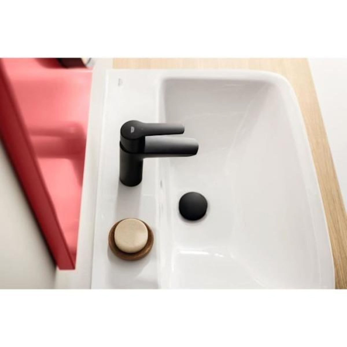 Grohe Mitigeur lavabo monocommande GROHE Start - Noir mat - Taille S - Economie d'eau