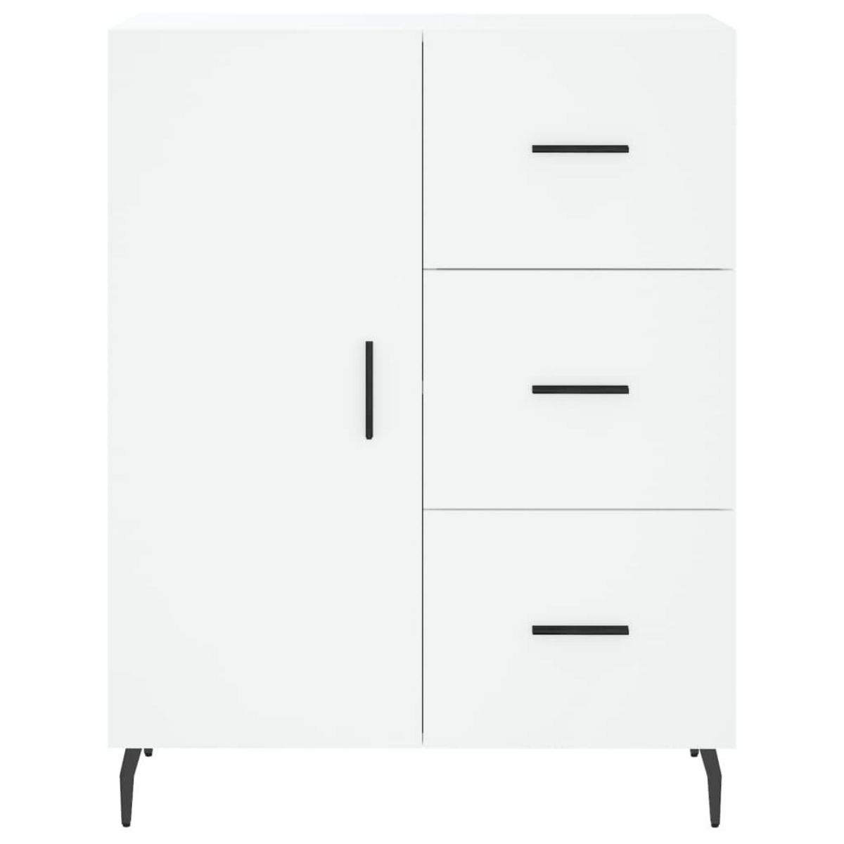 VIDAXL Buffet blanc 69,5x34x90 cm bois d'ingenierie
