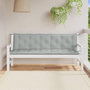 Voir la diapositive 3 : VIDAXL Coussins de banc de jardin lot de 2 gris clair melange tissu
