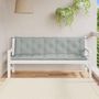 Voir la diapositive 3 : VIDAXL Coussins de banc de jardin lot de 2 gris clair melange tissu