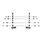 Trixie TRIXIE Grille de protection chiens 105-172cm Aluminium Argenté et noir