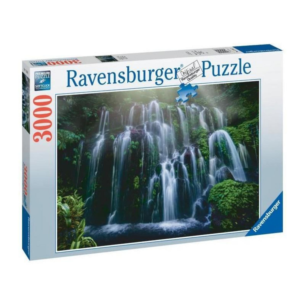 RAVENSBURGER Puzzle 3000 pieces - Ravensburger - Chutes d'eau, Bali - Paysage et nature - Adulte - Garantie 2 ans