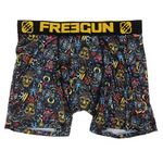 FREEGUN Boxer /Bleu/Jaune à Imprimés Homme Freegun MAS. Coloris disponibles : Noir