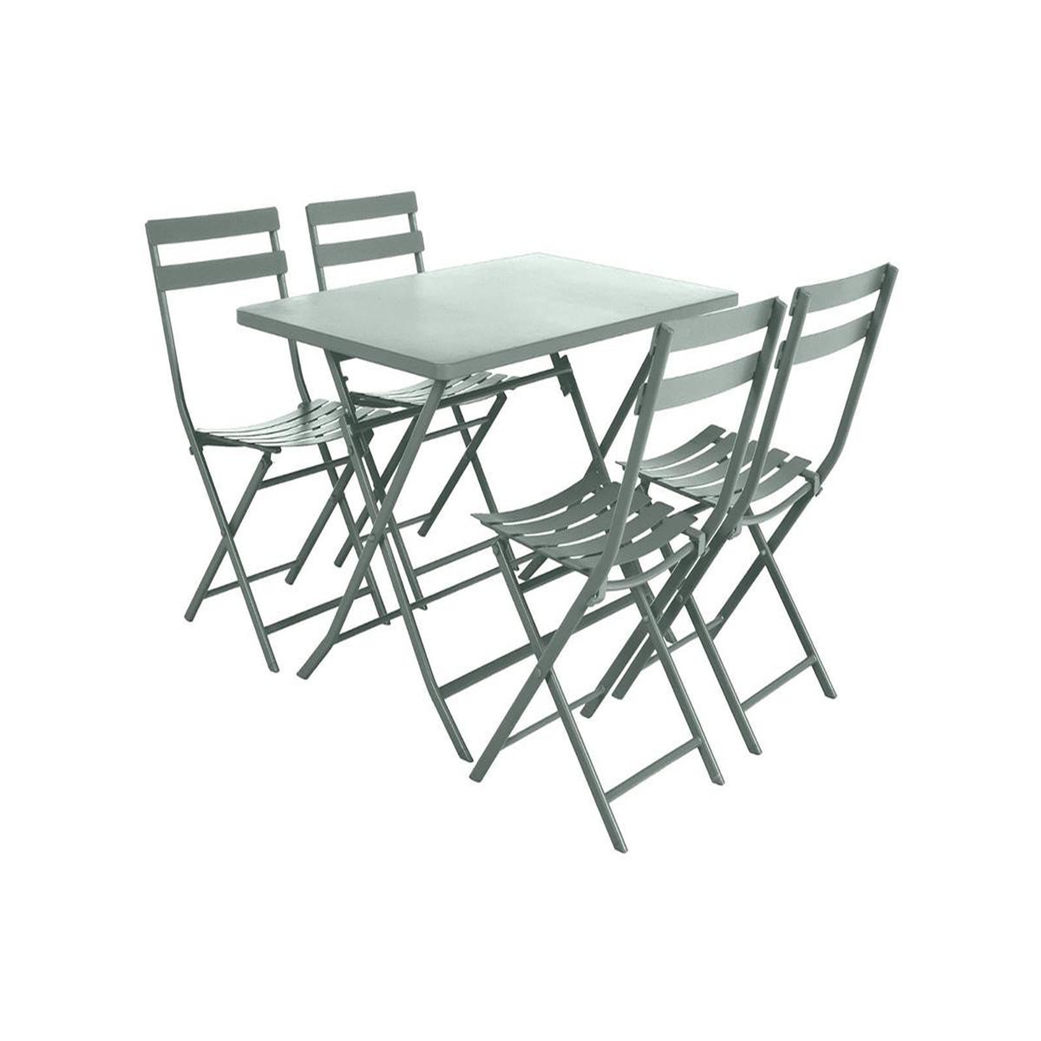 Voir la diapositive 4 : HESPERIDE Table pliante rectangulaire Greensboro - 4 Places