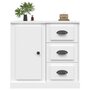 Voir la diapositive 4 : VIDAXL Buffet blanc 70x35,5x67,5 cm bois d'ingenierie