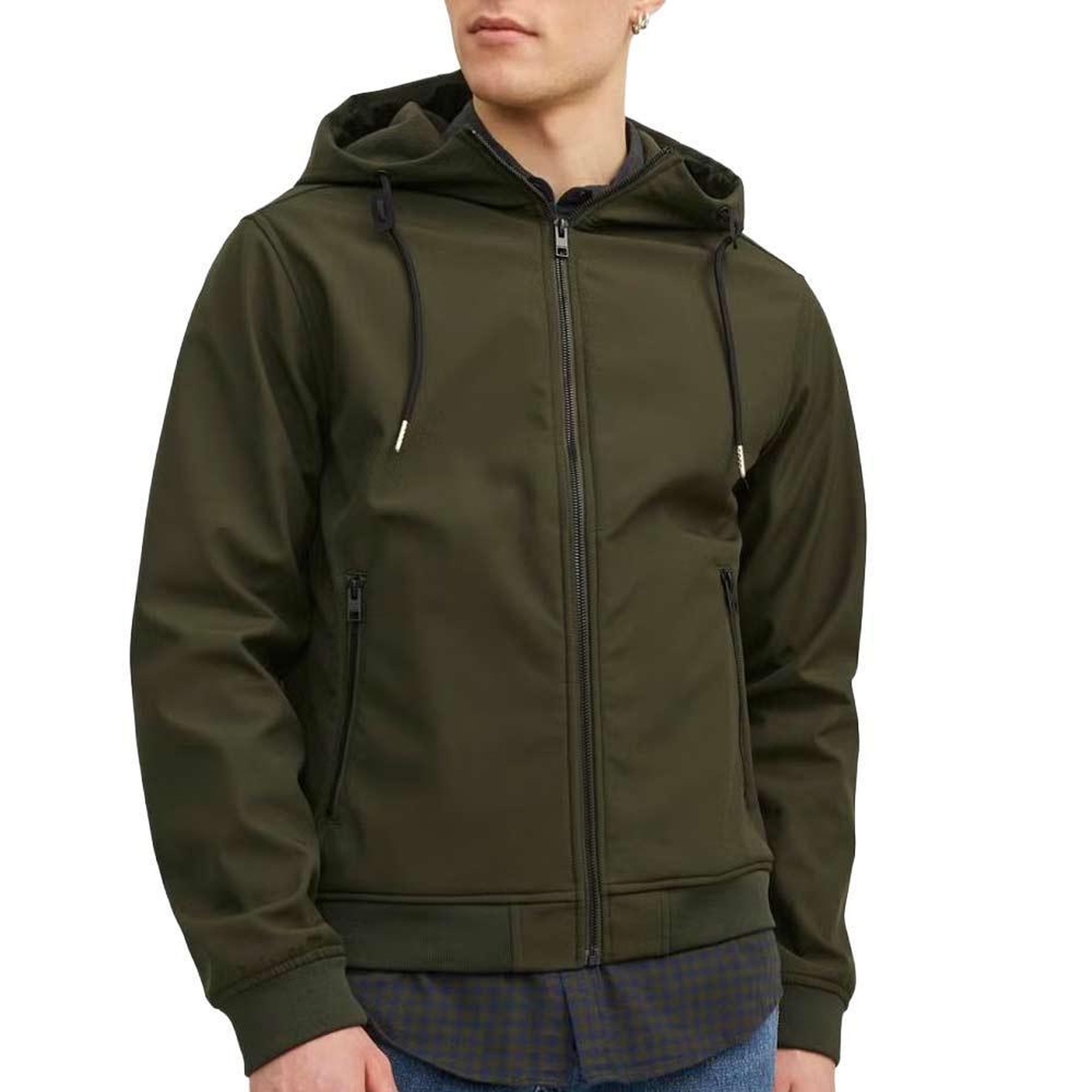Jack & Jones Veste Kaki Homme Jack & Jones Basic. Coloris disponibles : Noir, Vert