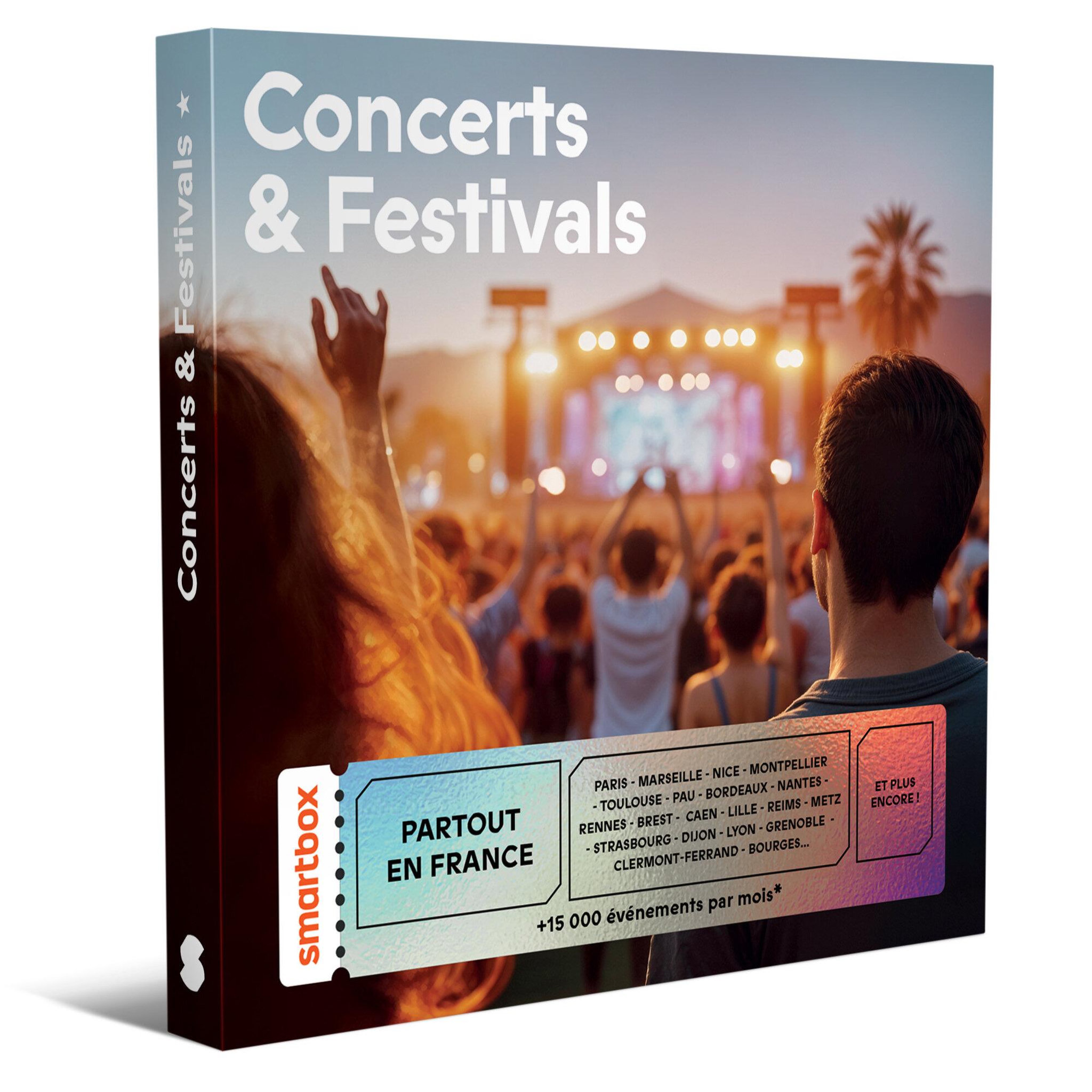 Smartbox Concerts & festivals - coffret cadeau sport & aventure