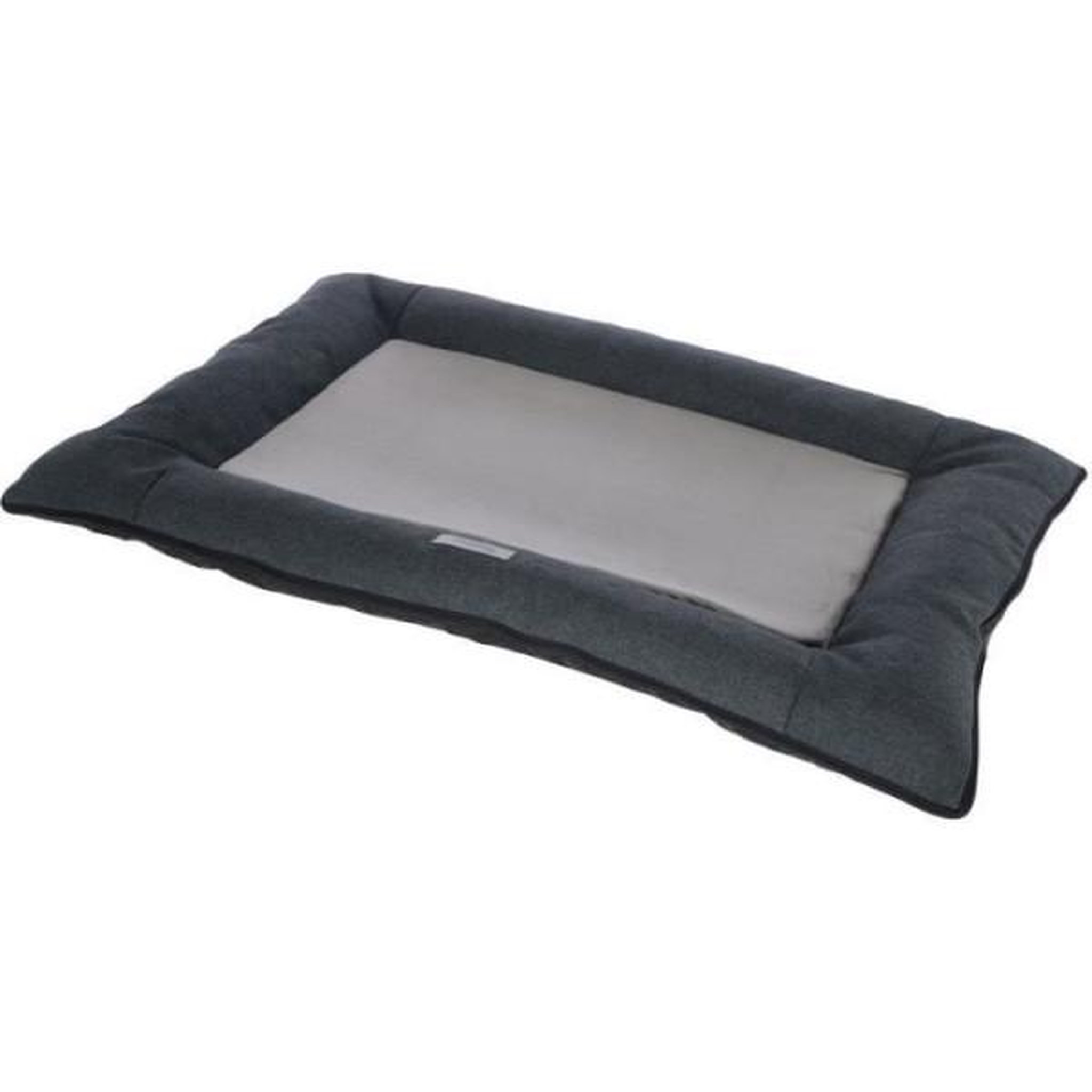 KERBL KERBL - Matelas mémoire de forme L - 80 x 55 x 9 cm - Coussin PLATIN ORTHO - Gris -