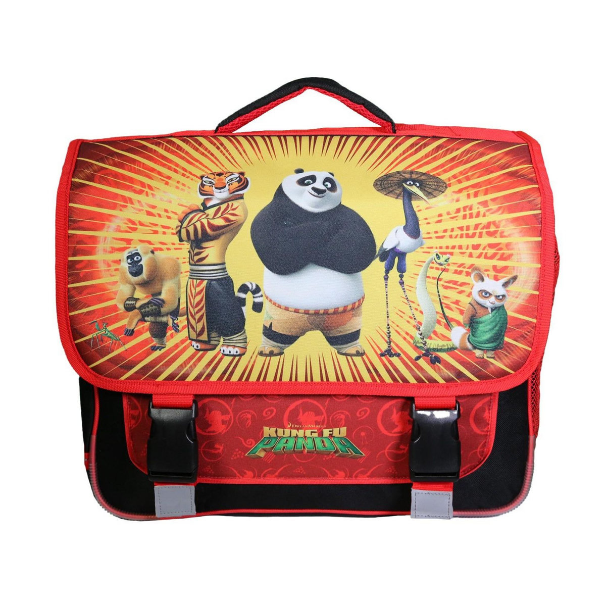 Bagtrotter BAGTROTTER Cartable 38 cm Kung Fu Panda Rouge