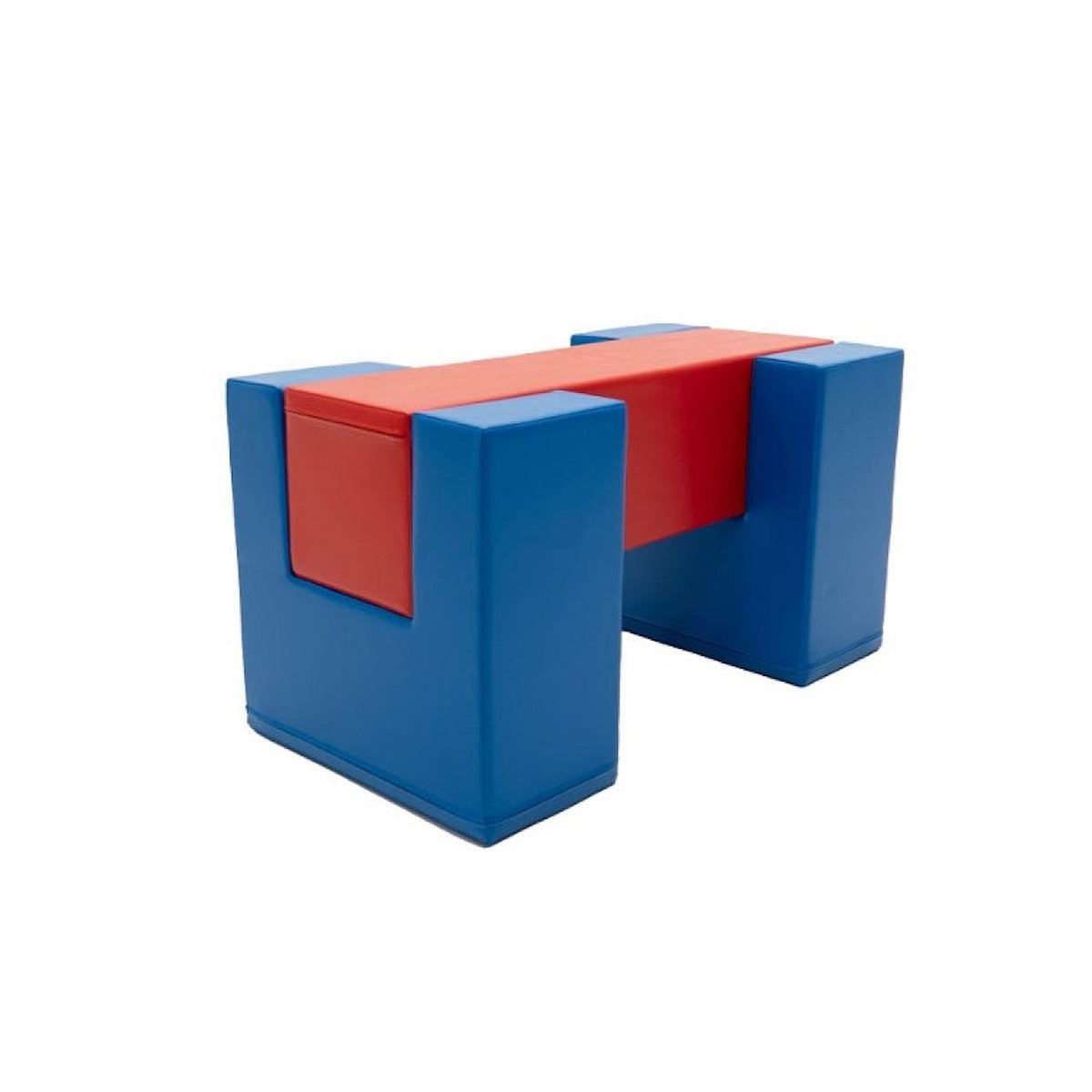 IGLU Pont d'équilibre en mousse bleu/rouge