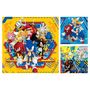 Voir la diapositive 5 : RAVENSBURGER Puzzle 3x49p Les aventures de Sonic