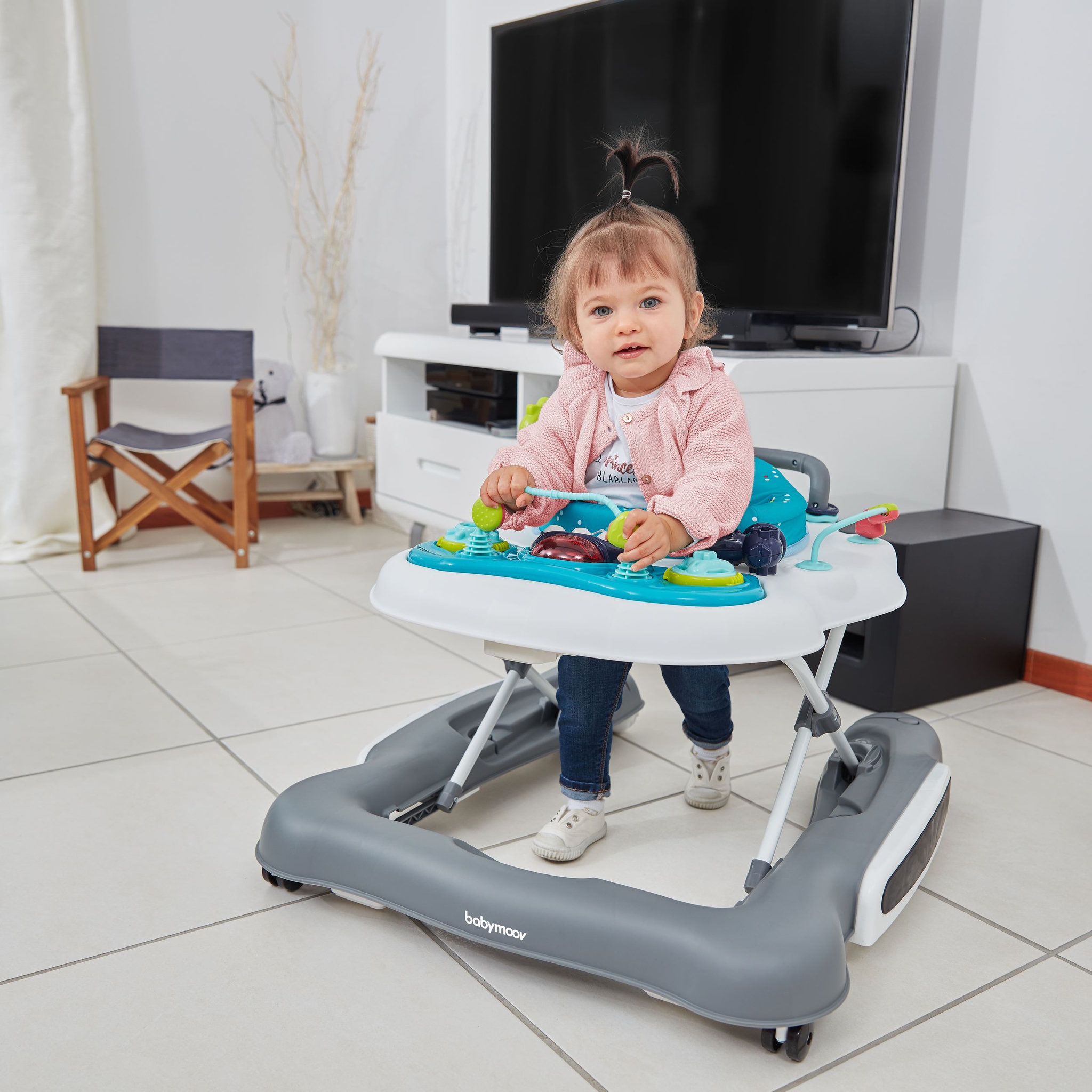 Voir la diapositive 5 : BABYMOOV Trotteur pousseur bébé 5 en 1