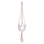 ATMOSPHERA Cache-Pot en Verre  Jute  56cm Transparent