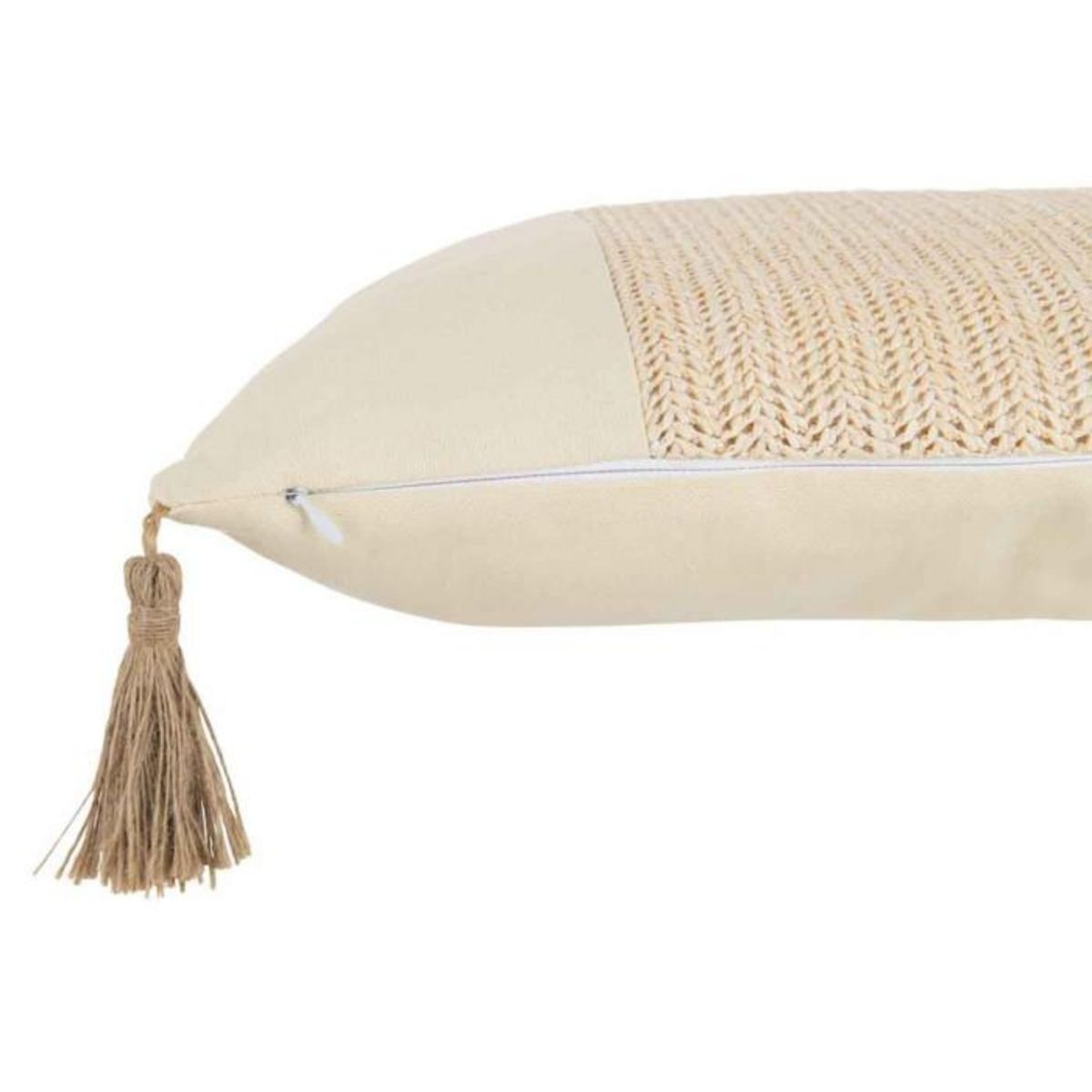 Paris Prix Coussin Déco  Tissage  45x45cm Beige