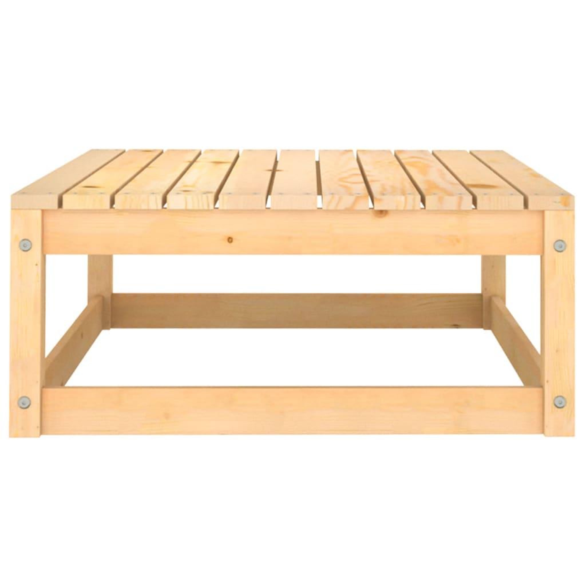 Voir la diapositive 5 : VIDAXL Salon de jardin 7 pcs avec coussins Bois de pin massif