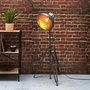 Voir la diapositive 6 : Paris Prix Lampadaire Industriel  Trépied  124cm Gris