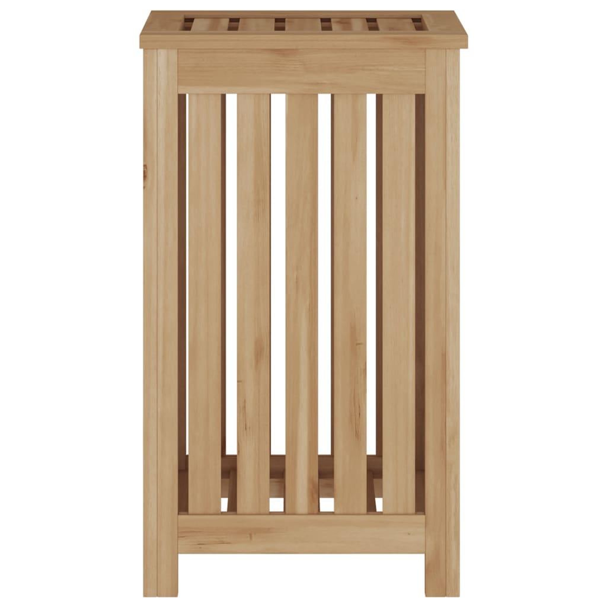 Voir la diapositive 4 : VIDAXL Bac a linge 35x25x60 cm bois de teck massif